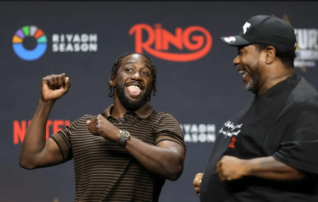Terence Crawford junto a su entrenador Brian “Bomac” McIntyre&nbsp;(Getty Images)
