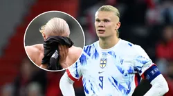 Erling Haaland se accidentó con la Selección de Noruega