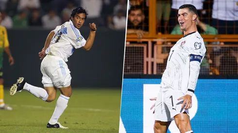 Carlos Ruiz y Cristiano Ronaldo