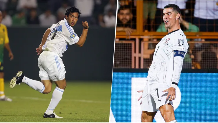 Carlos Ruiz y Cristiano Ronaldo