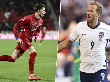 Las alineaciones de Serbia vs. Inglaterra por las Eliminatorias UEFA