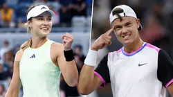 Anna Kalinskaya y Holger Rune se cruzaron en redes sociales