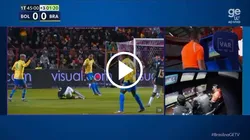El increíble penal que le otorgaron a Bolivia ante Brasil.