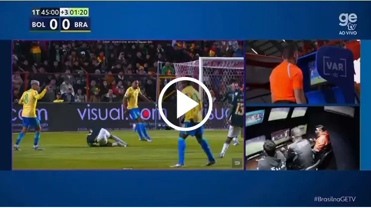 El increíble penal que le otorgaron a Bolivia ante Brasil.
