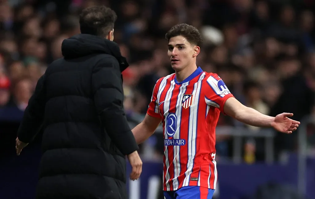 Julián Álvarez, titular en el esquema de Diego Simeone [Foto: Getty]