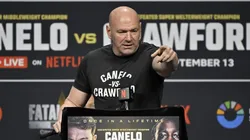 Dana White es uno de los principales promotores de Canelo Álvarez vs. Terence Crawford.
