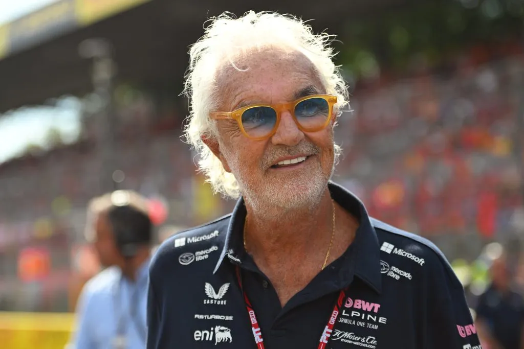 Flavio Briatore en Monza (GETTY IMAGES)