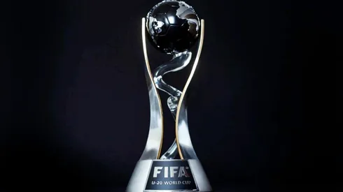 El trofeo de la Copa Mundial Sub-20.