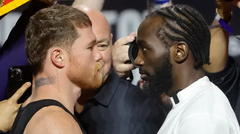 Cara a cara entre Canelo Alvarez y Terence Crawford