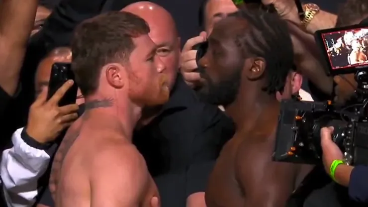 Canelo Álvarez y Terence Crawford quedaron listos para el duelo de este sábado.