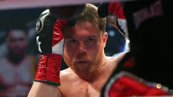 Canelo Álvarez sufrió el castigo de Terence Crawford.