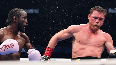 Canelo Álvarez regaló una curiosa reacción en la pelea con Terence Crawford.