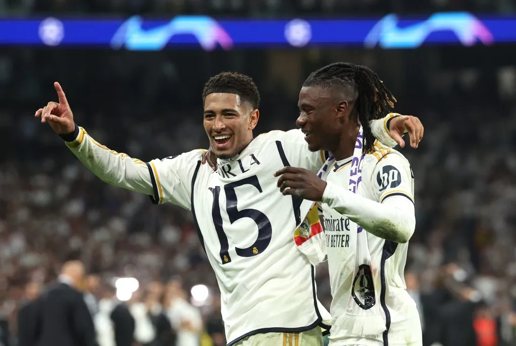 Jude Bellingham y Eduardo Camavinga fueron convocados en Real Madrid tras superar sendos problemas físicos. (Getty Images)