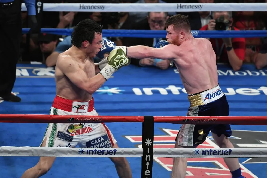 Julio César Chávez Jr y su pelea con Canelo Álvarez en 2017 (Getty Images)