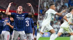 Arsenal venció a Athletic de Bilbao como visitante mientras que Real Madrid hizo lo propio como local ante Olympique de Marsella.