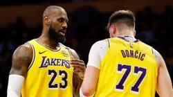 LeBron James y Luka Doncic han jugador 23 partidos en Lakers.