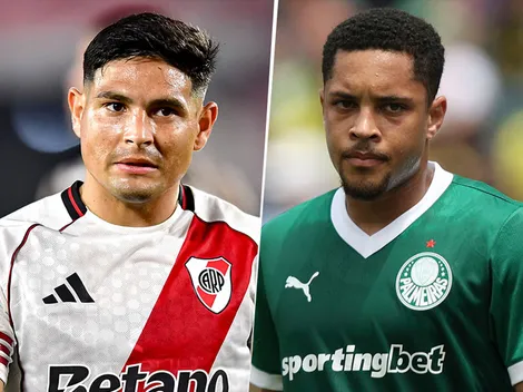 Las alineaciones de River Plate vs. Palmeiras por la Copa Libertadores 2025