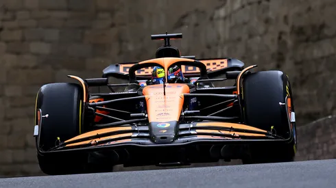 Oscar Piastri en el GP de Azerbaiyán 2025