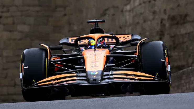 Oscar Piastri en el GP de Azerbaiyán 2025