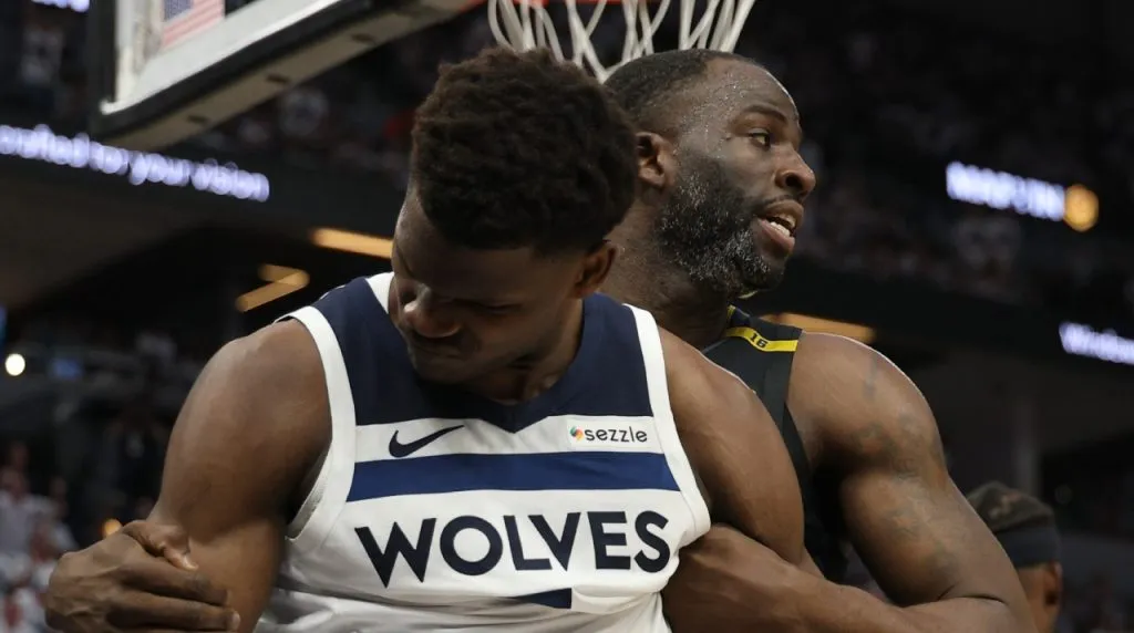 Anthony Edwards y Draymond Green en la NBA. (Foto: Getty Images)