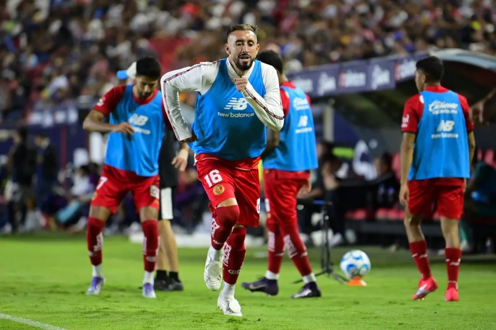 Héctor Herrera disfruta de su rol en Toluca pese a no ser titular (JAM Media)
