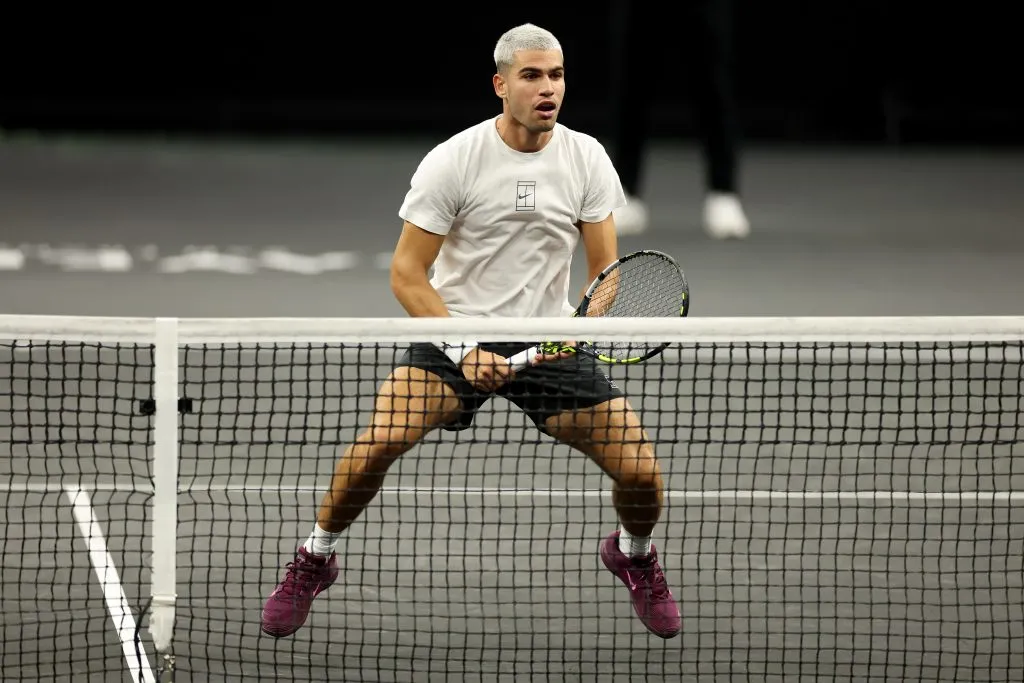 Carlos Alcaraz, la gran figura de la Laver Cup 2025 (Getty Images)