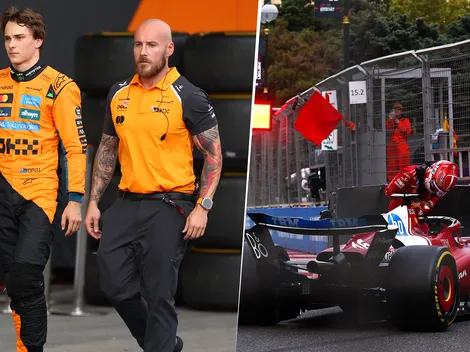 De Piastri a Leclerc: los seis accidentes de la qualy de Baku