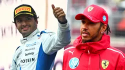 Carlos Sainz y Lewis Hamilton