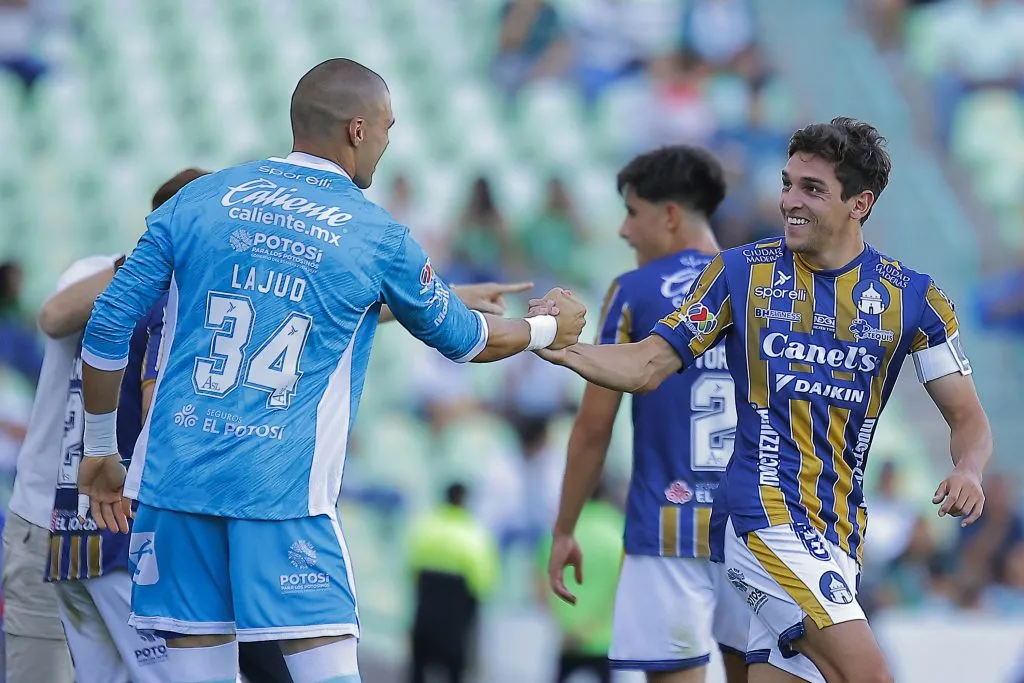 Atlético San Luis goleó a Santos Laguna (Getty Images)