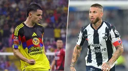 Sergio Ramos y Álvaro Fidalgo protagonizaron un momento tras el Rayados vs. América por el Apertura 2025