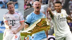 Harry Kane, Erling Haaland y Kylian Mbappé luchan por la Bota de Oro