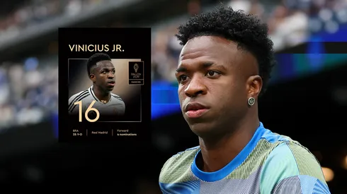 Vinicius terminó 16 en el Balón de Oro 2025