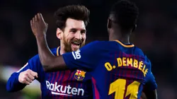 Messi y Dembélé compartieron cuatro temporadas en Barcelona.