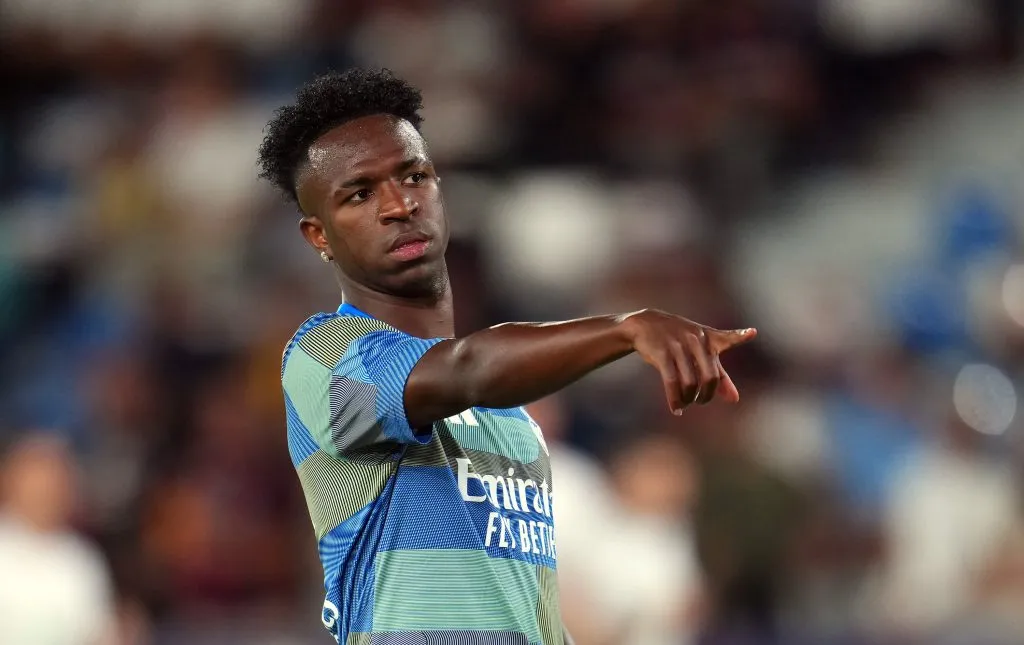 Vinícius aún no renovó su contrato con Real Madrid, el cual vence a mediados del 2027. (Getty Images)