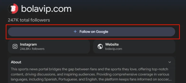 Solo le das click en el botón “Seguir” y no debes hacer nada más.