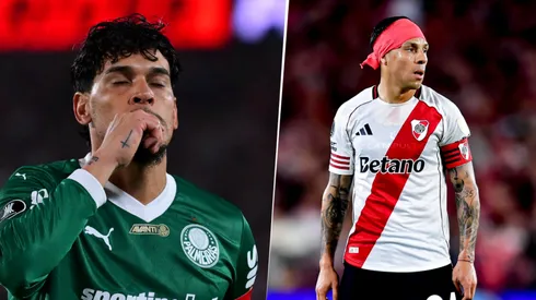 Palmeiras vs. River Plate por la Copa Libertadores.