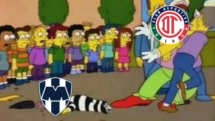 Toluca goleó a Rayados y los usuarios se burlaron.