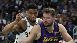 Giannis Antetokounmpo reaccionó al traspaso de Luka Doncic a Lakers.