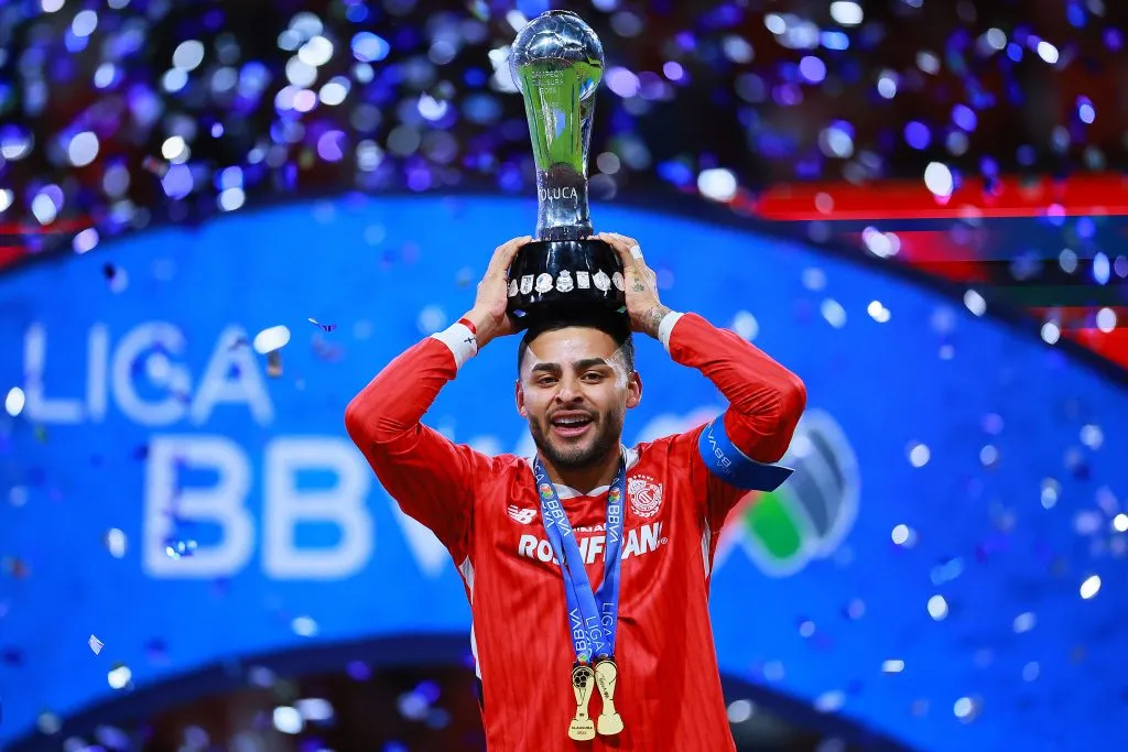 Alexis Vega, clave para cortar la sequía de quince años de Toluca [Foto: Getty]