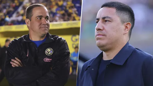 André Jardine y Efraín Juárez, los entrenadores de América y Pumas