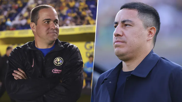 André Jardine y Efraín Juárez, los entrenadores de América y Pumas