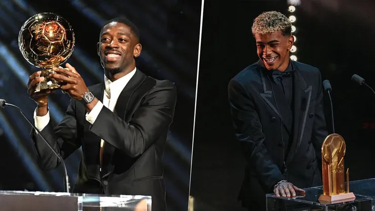 Ousmane Dembélé y Lamine Yamal