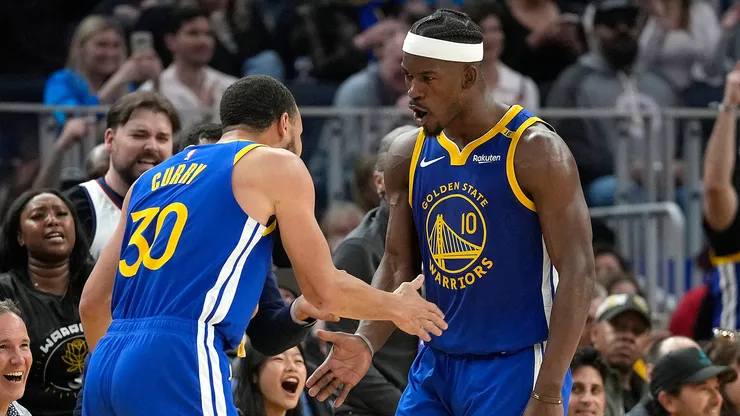 Stephen Curry y Jimmy Butler en Golden State Warriors