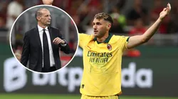 Santiago Giménez es dirigido por Massimiliano Allegri desde el inicio de esta temporada.