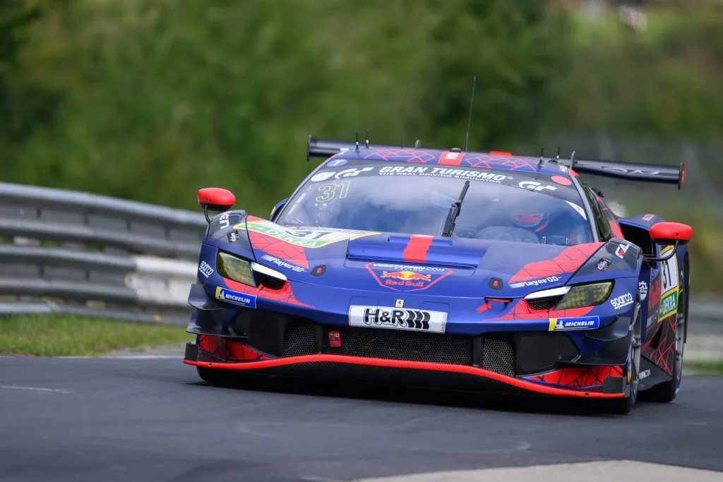 El Ferrari 296 GT3 de Max Verstappen (GETTY IMAGES)
