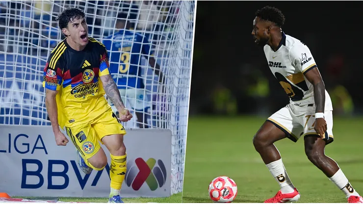 Las alineaciones de América vs. Pumas UNAM por el Apertura 2025