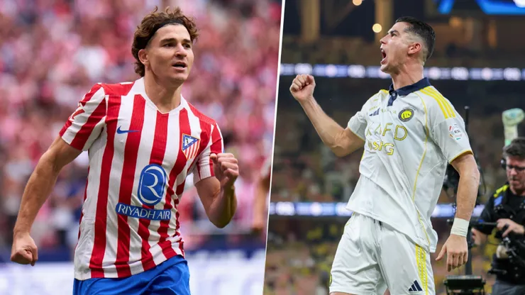 Cristiano Ronaldo vs. Julián Álvarez: salarios 2025.