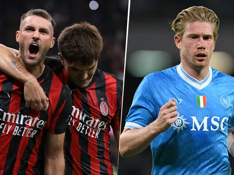 Con Santi Giménez: Las alineaciones de Milan vs. Napoli