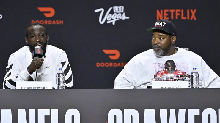 Terence Crawford y Brian McIntyre trabajan juntos desde hace años.