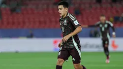 Gilberto Mora dio una asistencia en el empate entre México y Brasil.